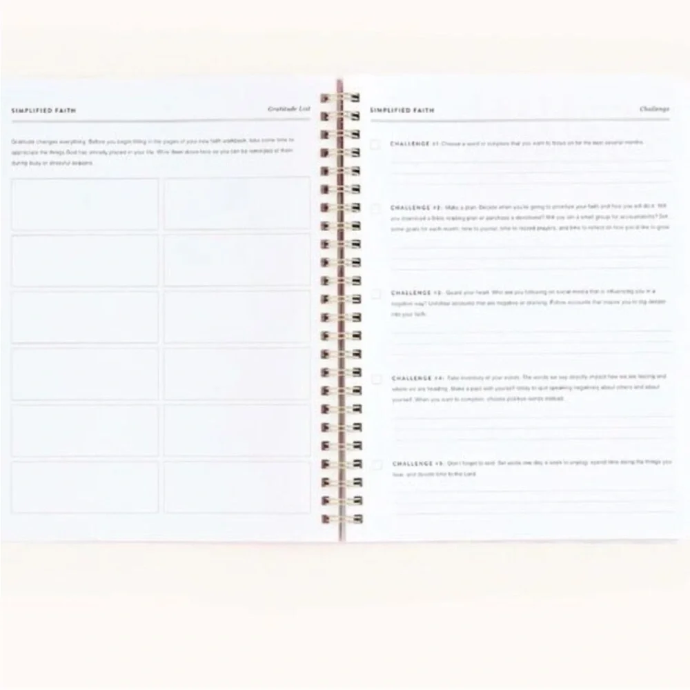 Simplified by Emily Ley Bees in Bloom Planner Pouch and Faith Workbook NWT